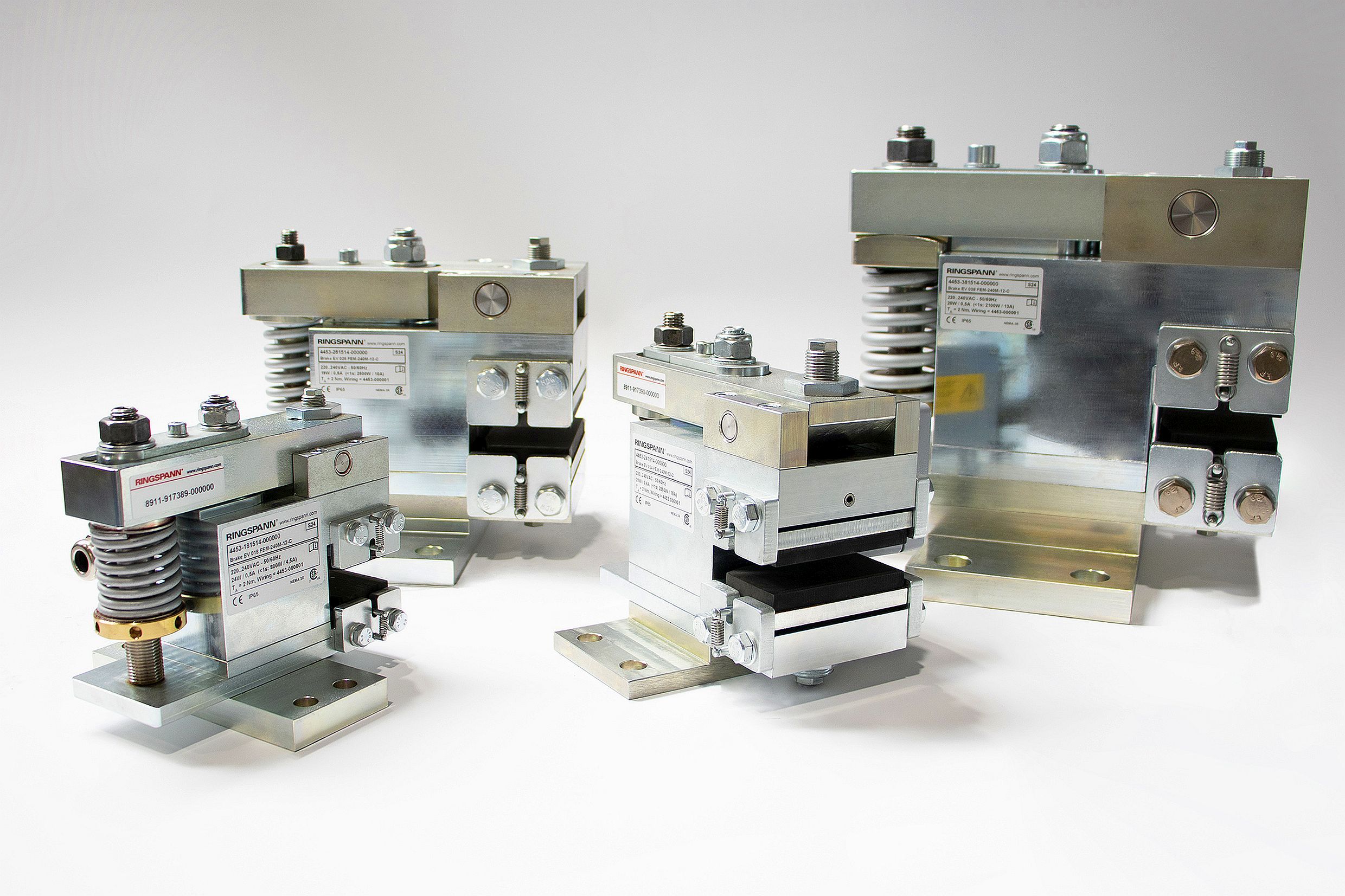 range of RINGSPANN's EV/EH electric disc brakes range of RINGSPANN's EV/EH electric disc brakes