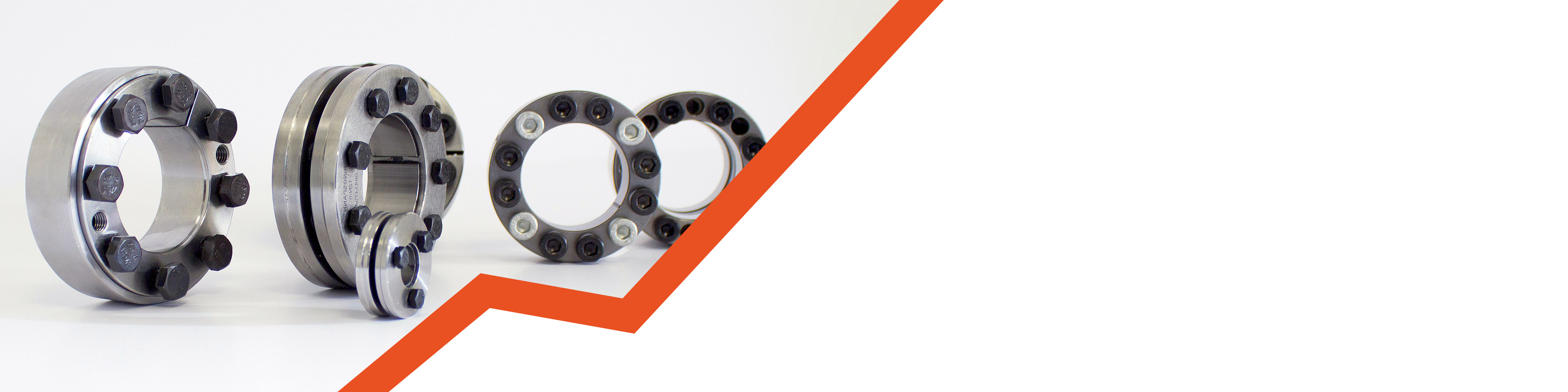 Shrink discs on steep growth course